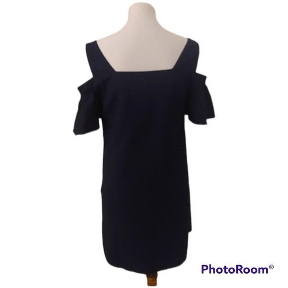 J. Crew Factory cold shoulder dress with textured basketweave material - Picture 5 of 11